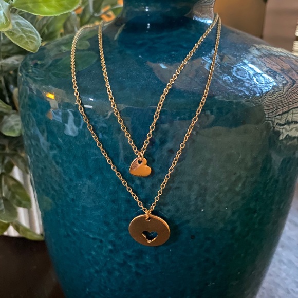 Jewelry - Best Friends Layered Hearts necklaces set BFF